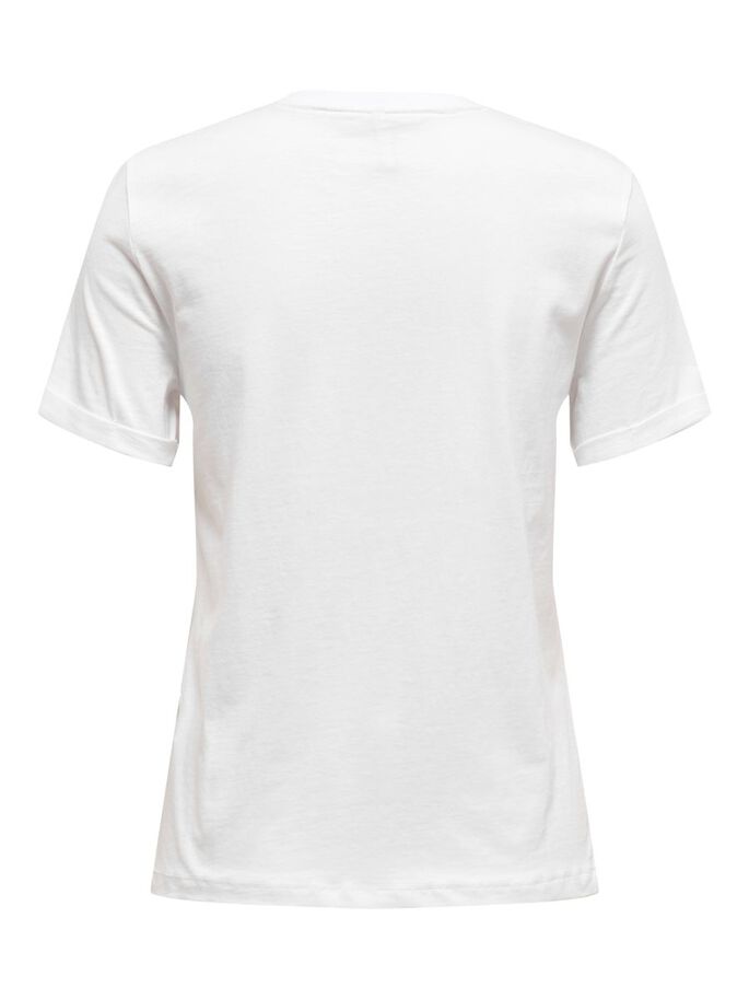 ONLYμονόχρωμοt shirt,απόεξαιρετικήςποιότηταςύφασμα,με λεπτομέρεια  κεντημένηεπιγραφήμπροστά,μεχρωματικόσυνδυασμόσεαντίθεση.Στρογγυλήλαιμόκοψη,κοντόγυρισμένομανίκιRegularfit%Cotton