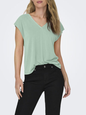 ONLY FREE LIFE S/S MODAL STITCH TOP