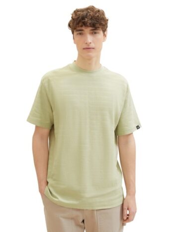TOM TAILOR RELAXED STRACTURE T-SHIRT